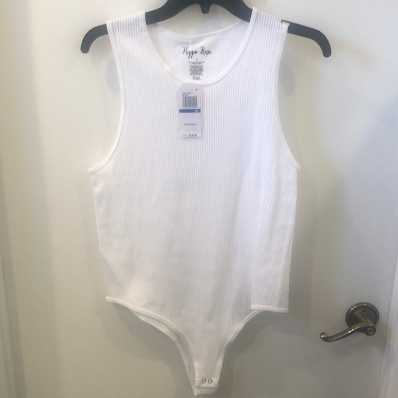 Hippie Rose White Bodysuit One Piece - Picture 1 of 4